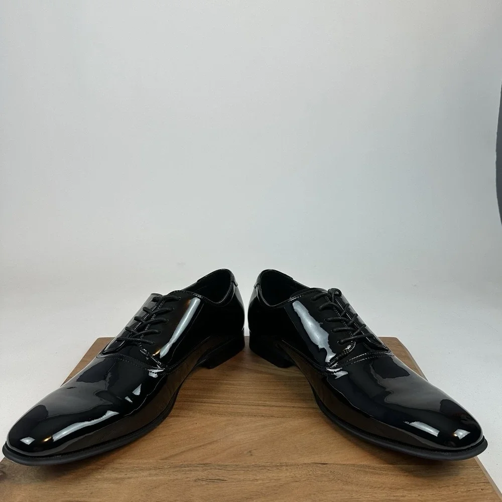 New Mens Joseph Abboud Soiree Patent Leather Lace‎ Up Dress Shoes Sz 15 D